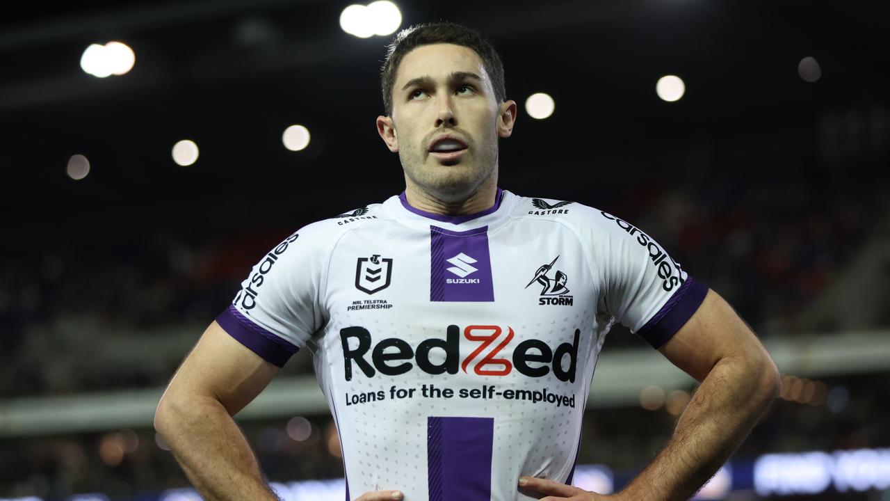 Nick Meaney can play anywhere in the backline for the Storm. Picture: Scott Gardiner/Getty Images