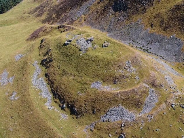 According to Vita Merlini Sylvestris, a medieval manuscript dedicated to the life of Merlin, the wizard was said to have been imprisoned, killed and buried on the banks of river Tweed in Drumelzier. Picture: GUARD Archaeology Ltd