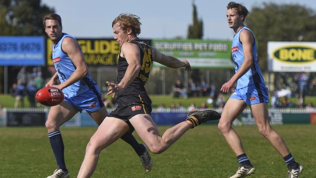 Josh Scott is back for Glenelg. Picture: Naomi Jellicoe