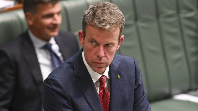 Opposition Immigration spokesman Dan Tehan has pledged to mandate citizenship ceremonies on January 26 in a re-elected Coalition government. Picture: NewsWire / Martin Ollman