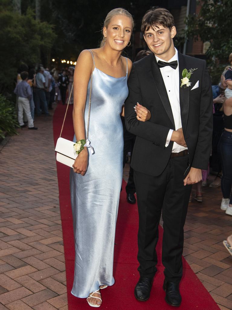 Madi Slack and Ned Smith at Fairholme College formal, Wednesday, March 29, 2023. Picture: Kevin Farmer