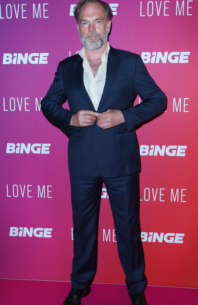 Hugo Weaving at the premiere of Love Me, his new drama series.