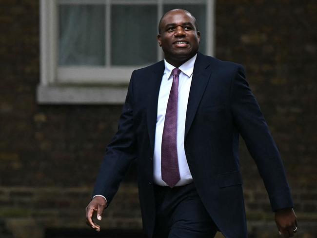 New Foreign Secretary David Lammy could set the new UK government on a collision course with Donald Trump. Picture: AFP