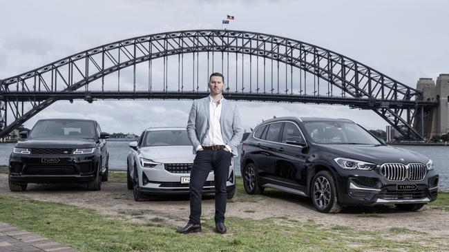 Car sharing platform Turo Australia’s managing director, Tim Rossanis. Picture: Supplied