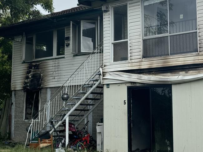 Damage to the Kingston home.