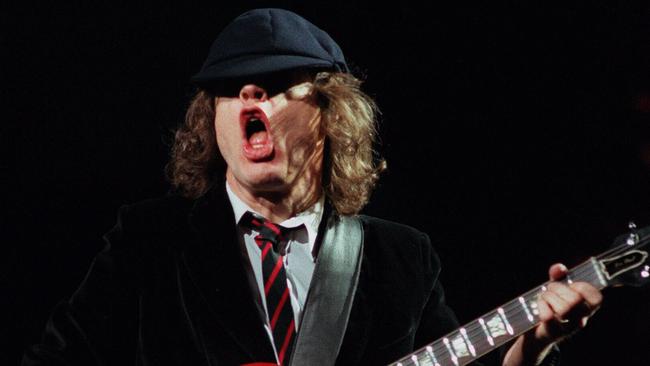 AC/DC lead guitarist Angus Young.