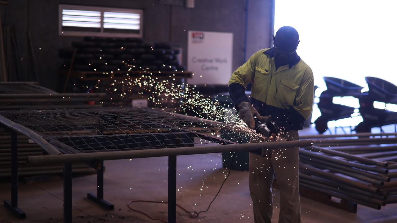 Prisoners at the Holtze Correctional Centre undergo ongoing skill training throughout the Darwin prison, creating opportunities for these prisoners to find work during and outside of prison.