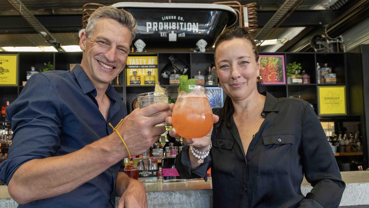 Ali and Matt Clarke are officially joining Prohibition Liquor Co. as investors and strategic advisers. Picture: Kelly Barnes