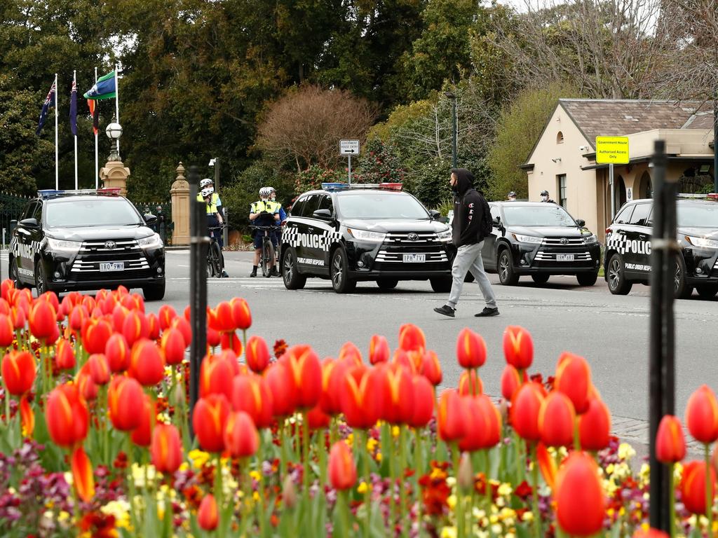 Lockdown restrictions are currently in place across Victoria as the state continues to record new cases of the highly infectious Delta variant. Picture: Darrian Traynor/Getty Images