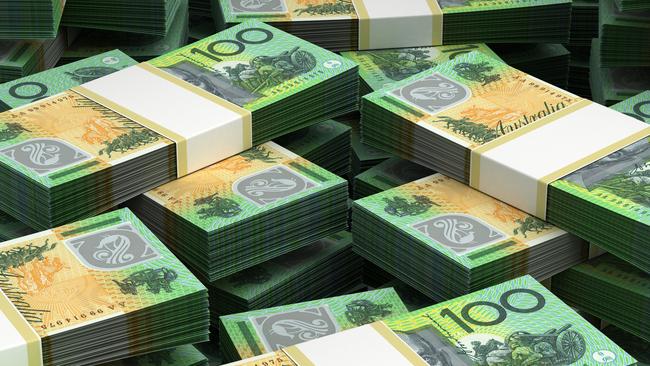 The Aussie dollar has dropped after the economic growth figures were released. Picture: iStock