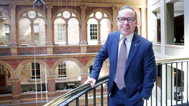 Alan Joyce in Sydney yesterday. Picture: Hollie Adams.