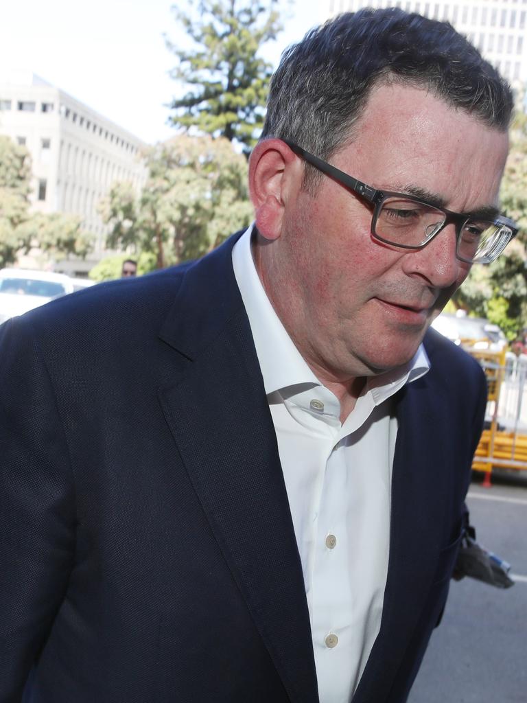 Dan Andrews resigned in September. Picture: David Crosling