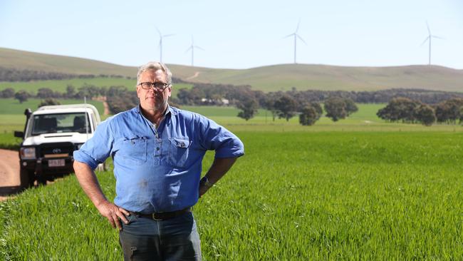 Burra farmer James Clarke: “Any company that wants to invest in a regional area is a huge plus for us”. Picture: Tait Schmaal