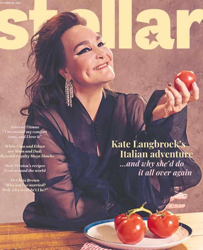 Kate Langbroek on the cover of Stellar magazine.