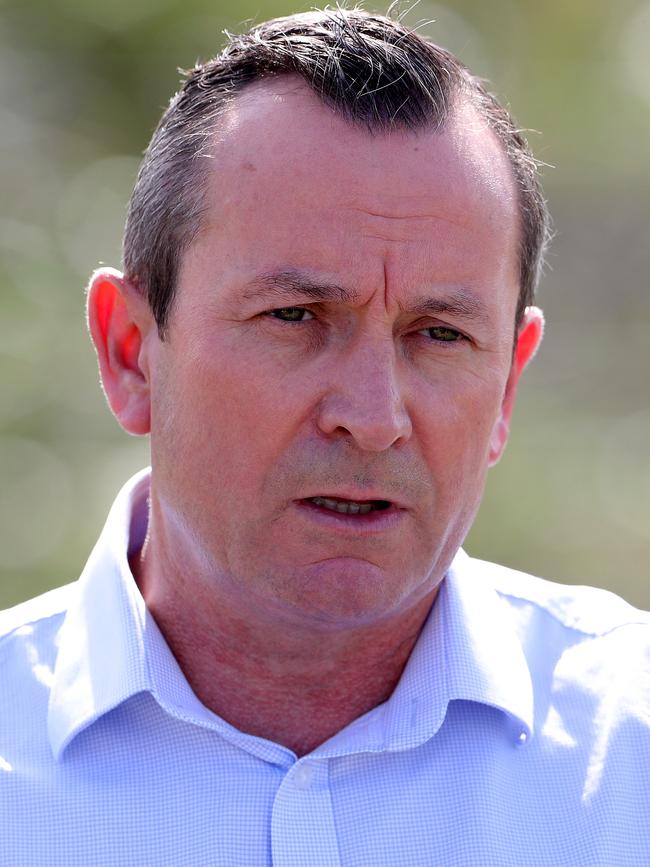 WA Premier Mark McGowan. Picture: AAP