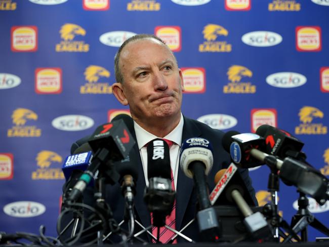 West Coast Eagles CEO Trevor Nisbett. Picture: AAP Image/Richard Wainwright.