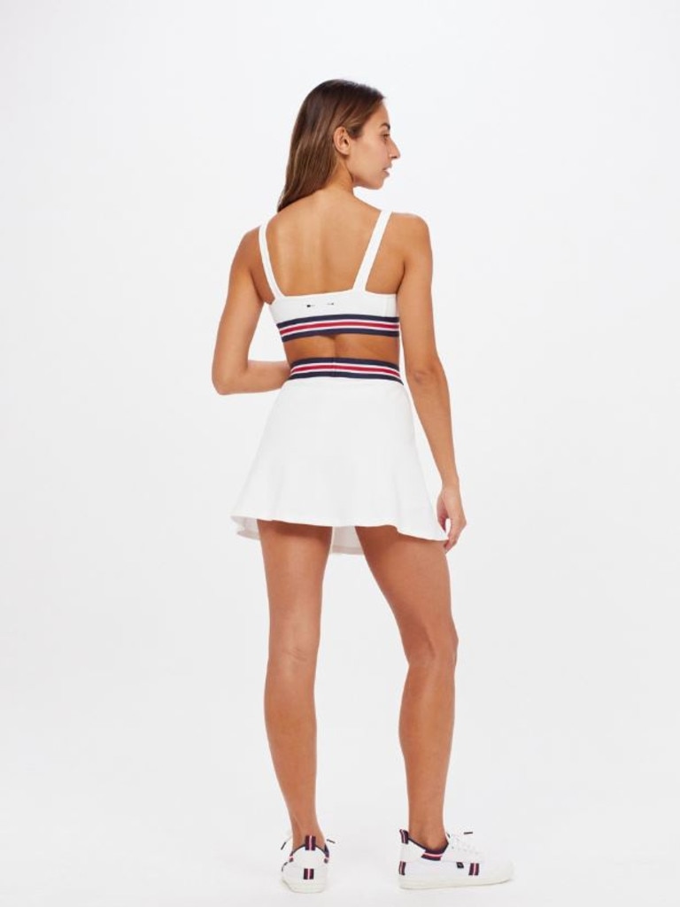 Aje, Dresses, Aje Athletica Summer Whites Tennis Dress Signature Logo  Mini Dress
