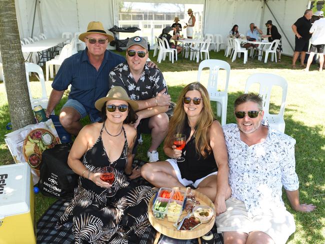 Woolamai Cup 2024. Stocky, Heathy, Kat Heath, Leann Dakin and Mark Dakin. Picture: David Smith