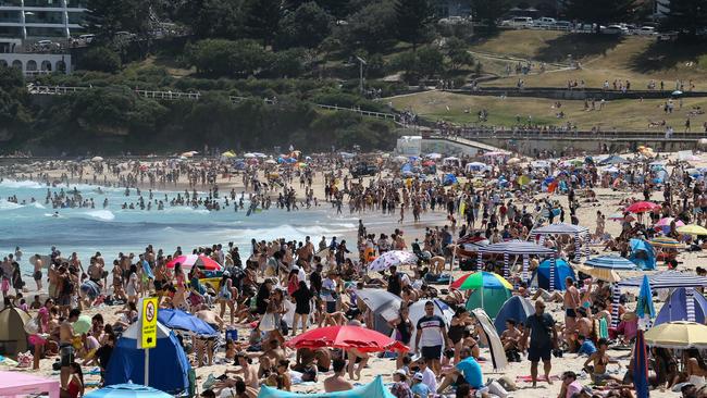 Bondi Beach is set to see record numbers on the sand this summer. Picture: NCA Newswire / Gaye Gerard