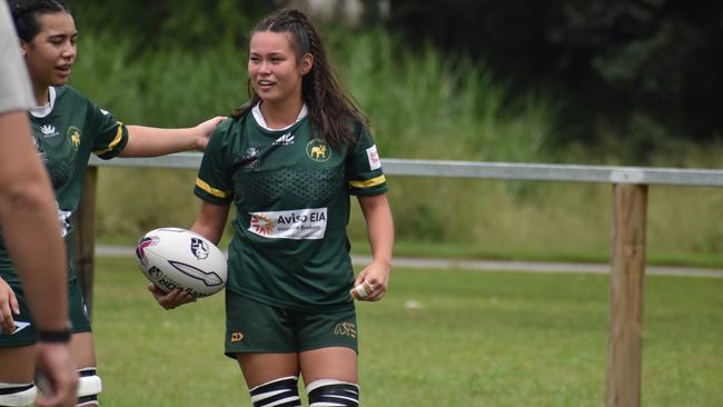 Premier Womens rugby between Wests and Norths. Saturday April 1, 2023. Picture: Nick Tucker.