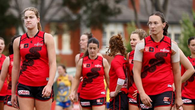 The Bombers were inefficient in front of goal. (Photo by Michael Willson/AFL Photos via Getty Images)