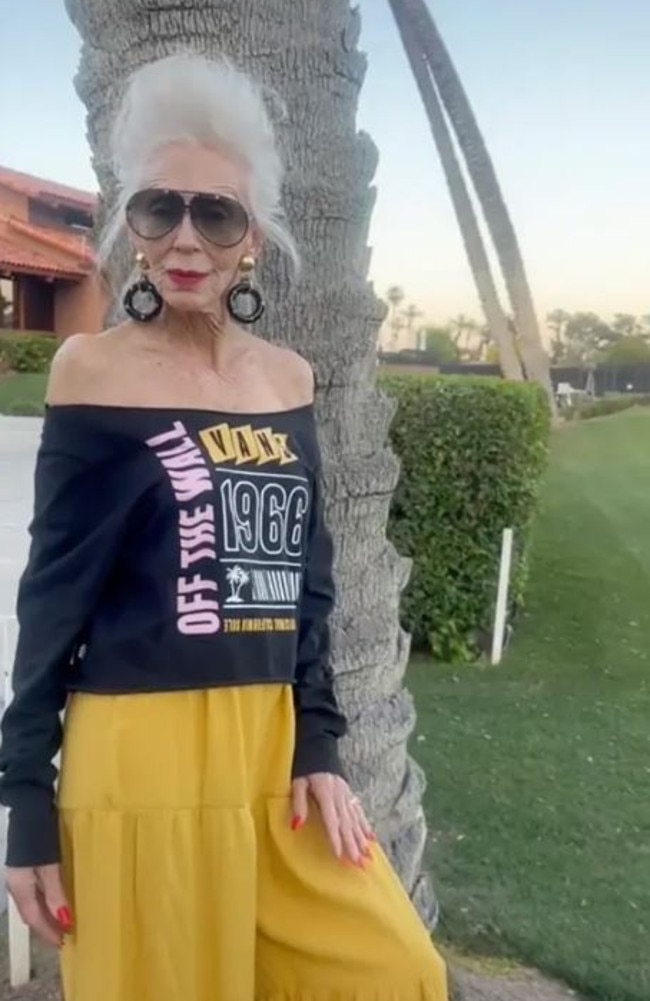 Heidemann said she began her modelling career at the ripe age of 69, proving that age is really just a number. Picture: TikTok