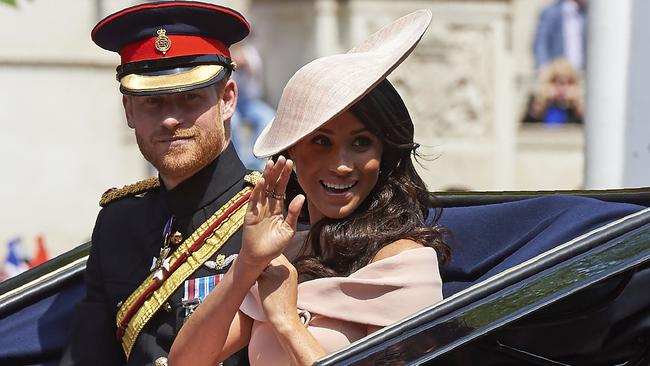 Prince Harry and Meghan Markle will visit Australia in October. Picture: AFP