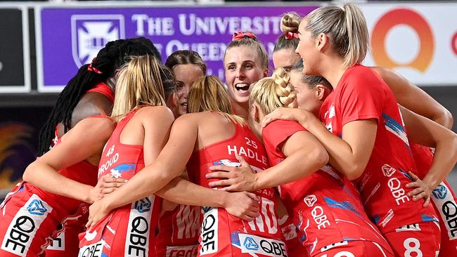 The Swifts got the job done on Sunday afternoon. (Photo by Bradley Kanaris/Getty Images)