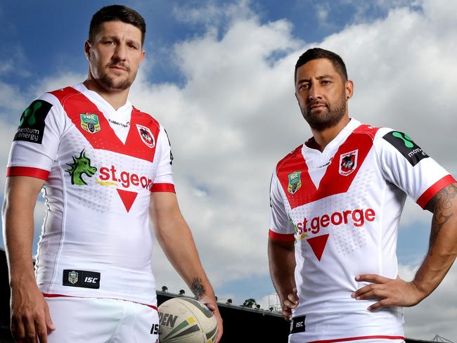 The Gareth Widdop and Benji Marshall partnership was doomed from the start. Picture: Gregg Porteous