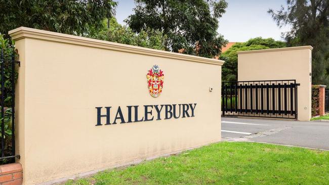 Haileybury College is under fire amid claims it banned a female student from inviting a girlfriend to the school formal.