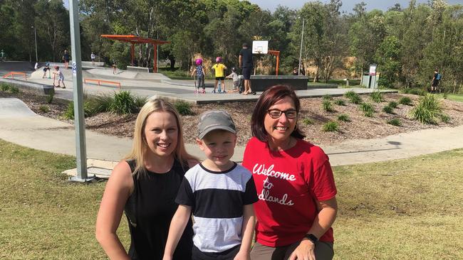 (left) Michelle Edgeley and her son Levi are hosting a fitness charity event on May 19 and will be joined on the day by Redland City councillor (right) Julie Talty (Div 6).  