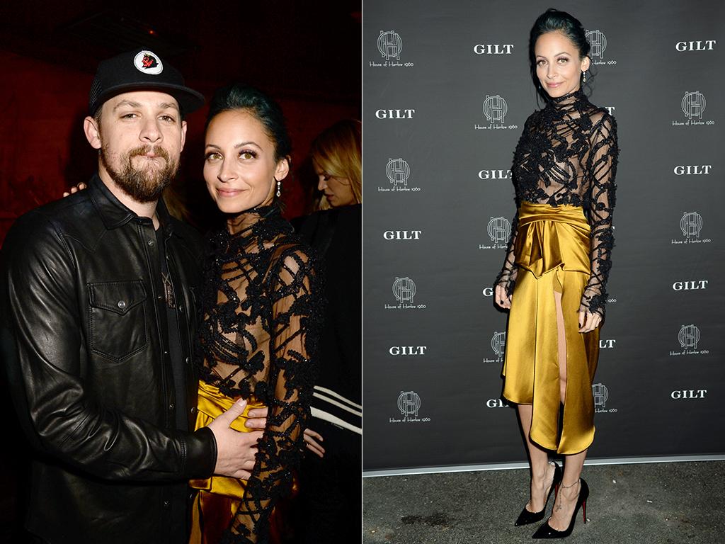 Joel Madden and Nicole Richie at Chateau Marmont’s Bar Marmont in Hollywood, California. Picture: FilmMagic