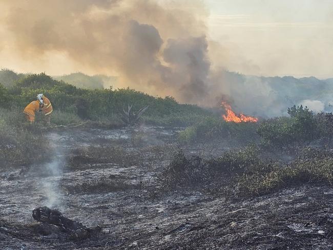 Rural fire brigades in Queensland are made up of volunteer firefighters. Photo: supplied, Coomera Valley Rural Fire Brigade.