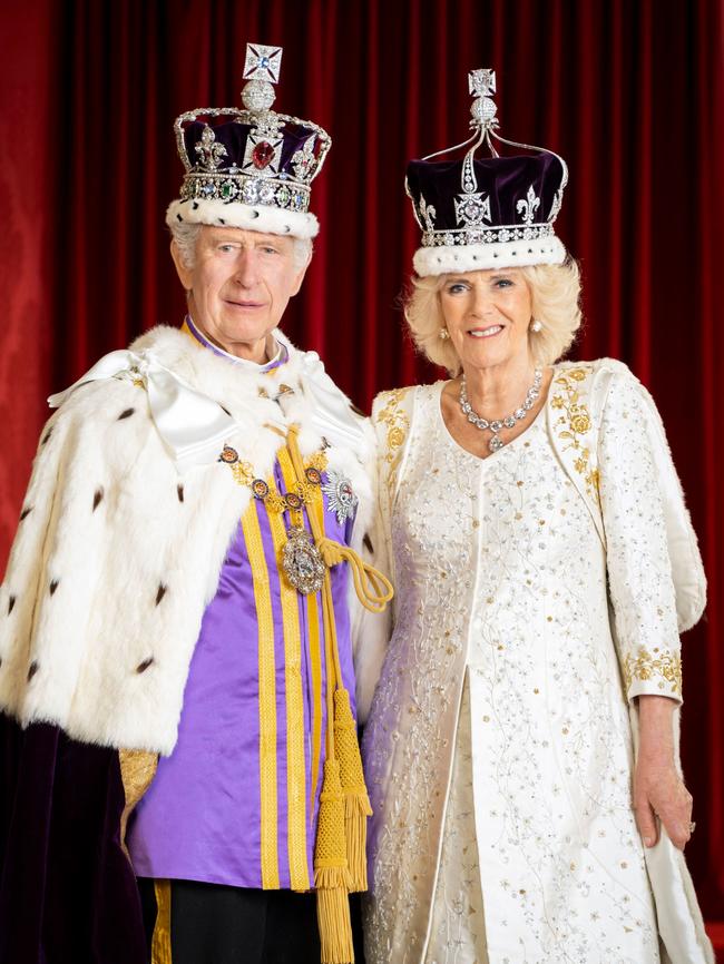 On the other side of the world, it was a very different vibe. Picture: Hugo Burnand/Buckingham Palace/AFP