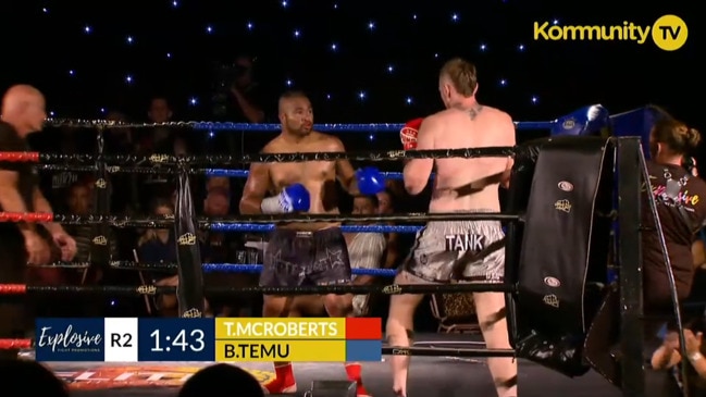 Replay: Bernard Temu v Tank McRoberts (85kg Pro Bout) – Elite Fight Series