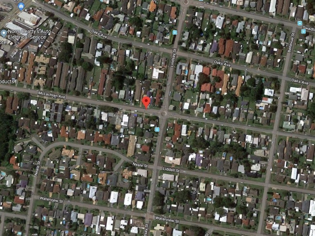 McLachlan Ave at Long Jetty where a number of people were arrested and charged. Picture: supplied