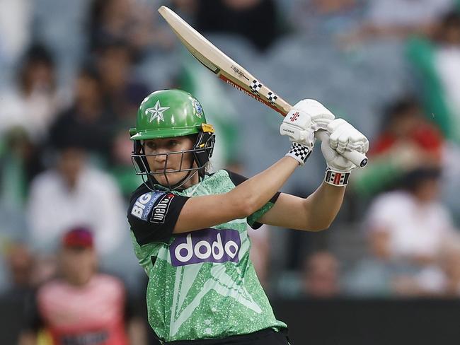 Annabel Sutherland of the Stars in action at the Melbourne Cricket Ground in 2023. Picture: Daniel Pockett/Getty Images