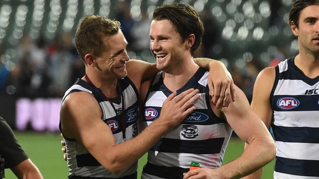 Dangerfield has formed a lethal combination with Joel Selwood in the Cats midfield. Picture: Tom Huntley