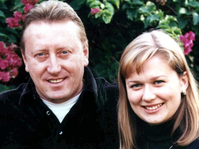 Former Russian KGB colonel Gennadi Bernovski with his wife Svetlana.