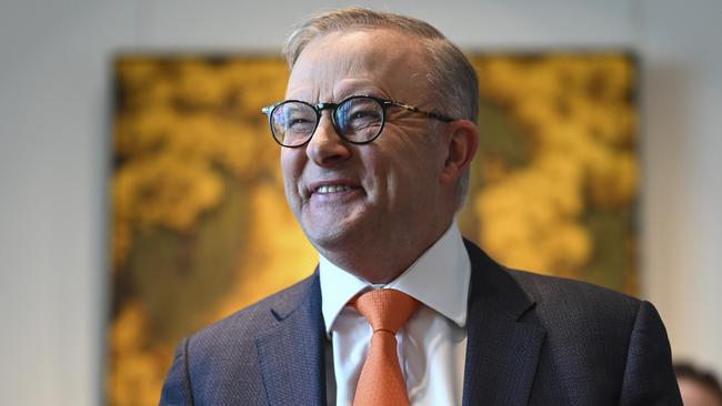 Prime Minister Anthony Albanese at Parliament House in Canberra on Monday. Picture: NCA NewsWire / Martin Ollman