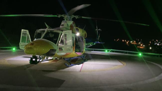 RACQ CQ Rescue at the Bowen helipad. Picture: RACQ CQ Rescue