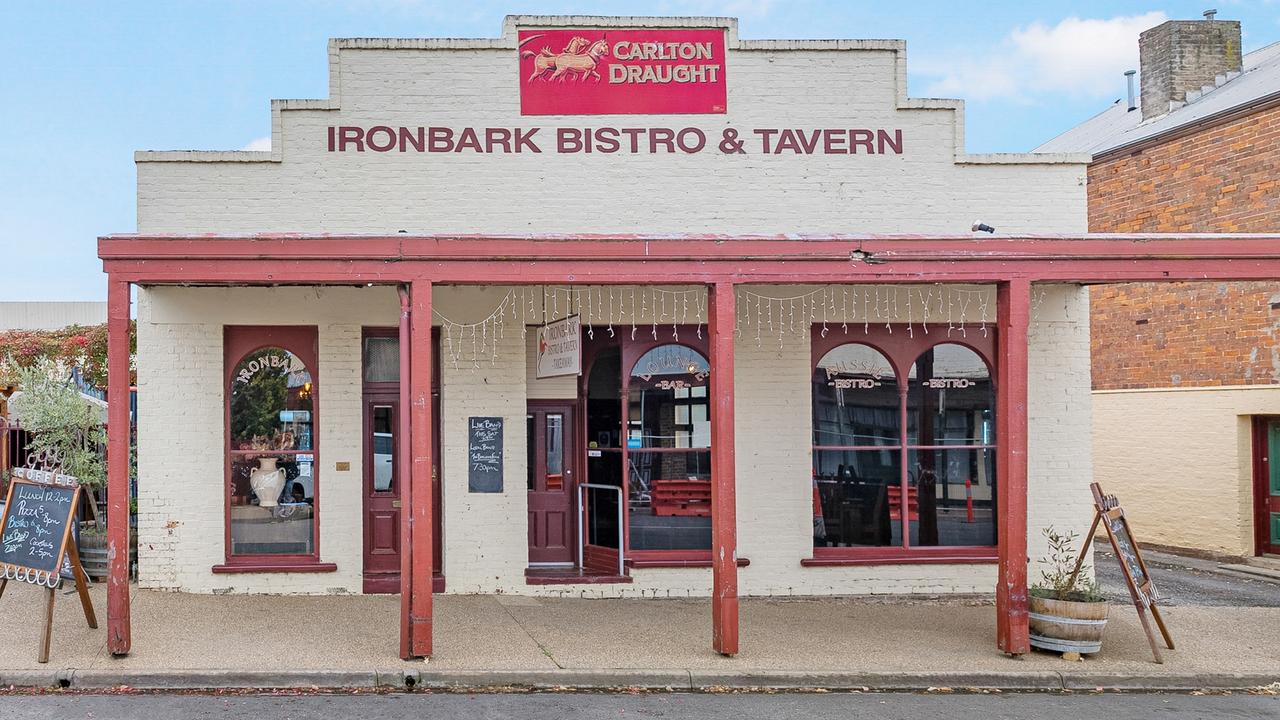 The Ironbark Bistro &amp; Tavern at 41-43 Conness St, Chiltern, dates back to the 1800s.