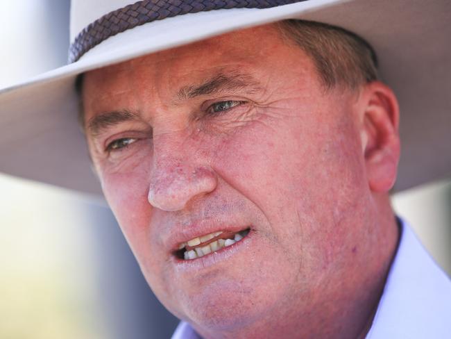 Barnaby Joyce hopes to regain his seat of New England at an upcoming by-election after the High Court declared he was ineligible for Parliament due to his New Zealand citizenship. Picture: Dylan Robinson