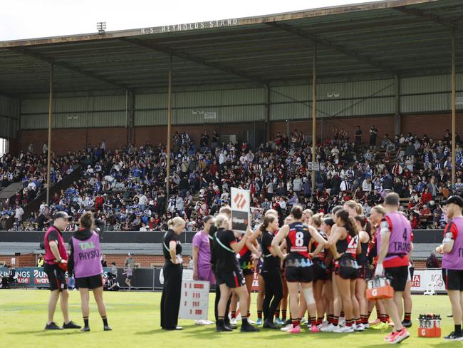 Essendon’s AFLW side in action at Windy Hill last year. Picture: Michael Klein.