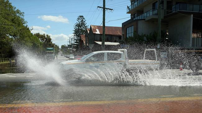 Northey Street, Windsor, today.  (AAP Image/Jono Searle)