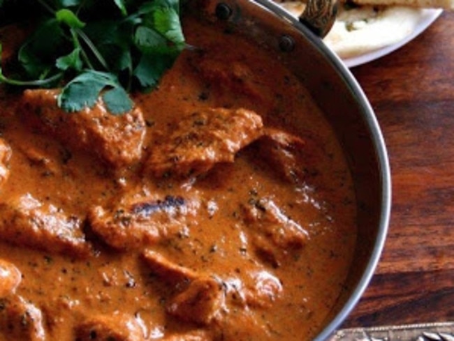 Gurtaj Indian Restaurant’s butter chicken. Picture: Supplied