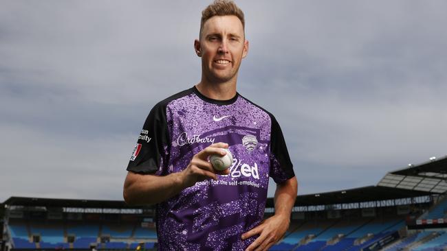 Billy Stanlake. Hobart Hurricanes capture day ahead of the BBL season. Picture: Nikki Davis-Jones