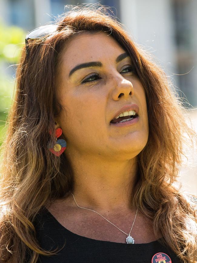 Gunnai Gunditjmara and Djab Wurrung woman and Green Senator for Victoria, Lidia Thorpe. Picture: Darrian Traynor/Getty Images