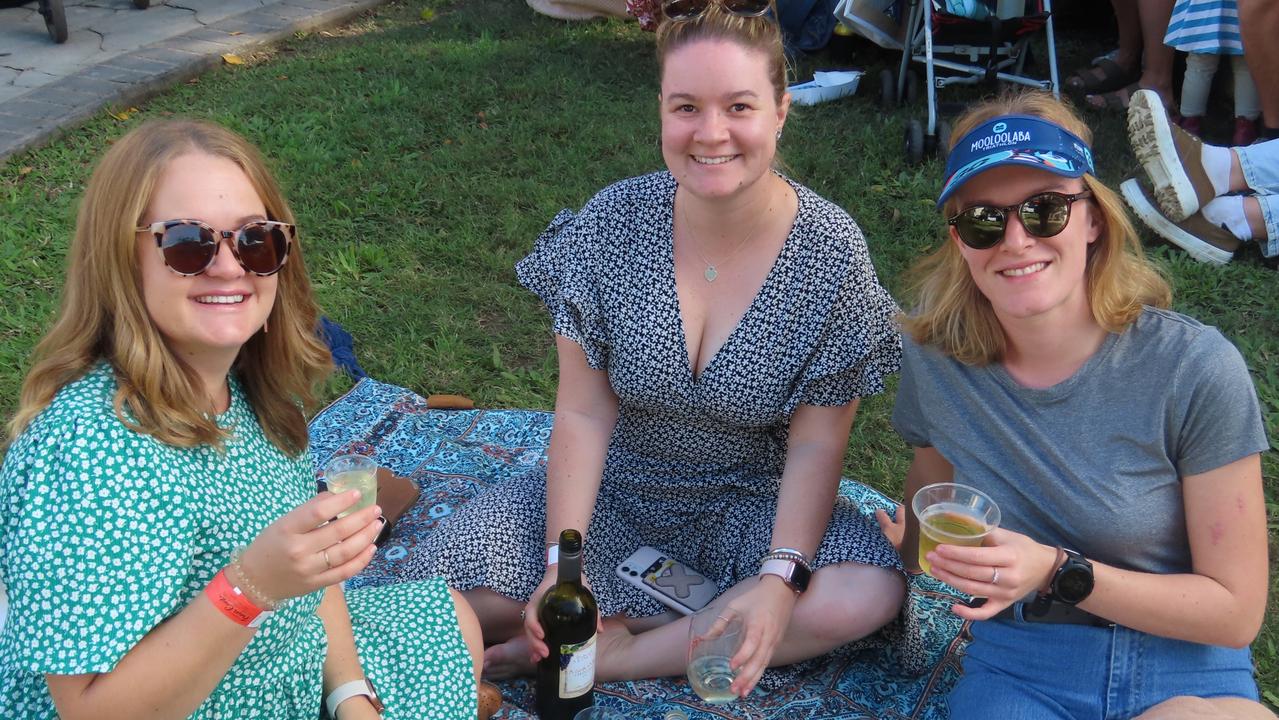 Tiff Priest, Sarah Young and Patrice Cot at the Relish Food & Wine Festival.