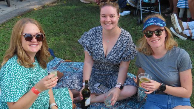 Tiff Priest, Sarah Young and Patrice Cot at the Relish Food & Wine Festival.